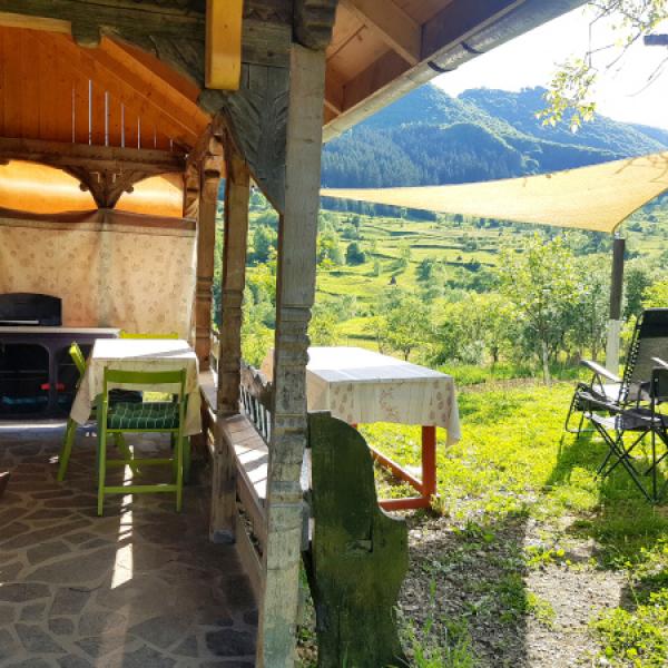 Bungalow terrace with a view